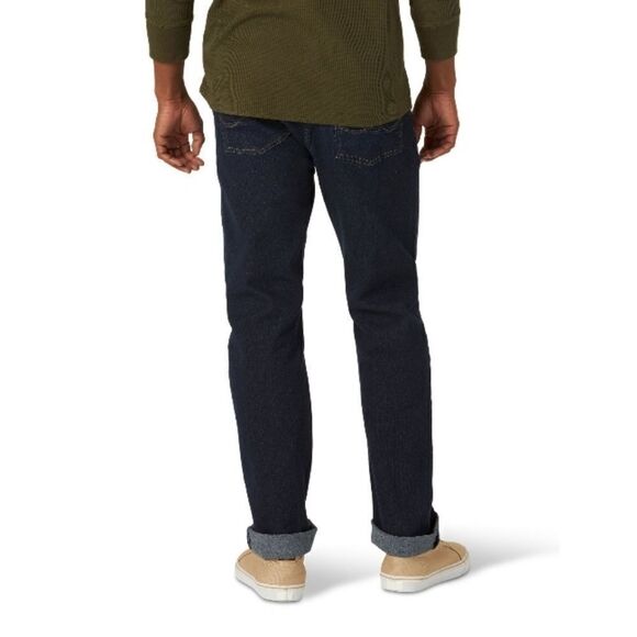 Mens Wrangler Denim Slim Straight Fit Jean With Stretch Size 38 X 32 - Picture 6 of 7
